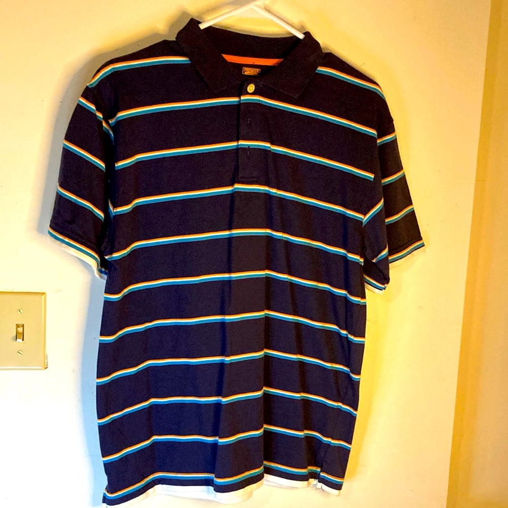 Preview International Blue Polo Shirt Casual Knit
